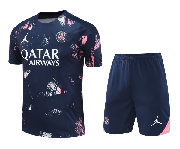 24/25 PSG Training Jersey Black Training Tracksuit