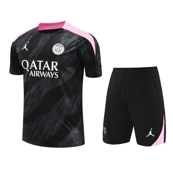 24/25 PSG Training Jersey Black Training Tracksuit