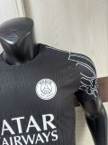 24/25 PSG Black Jersey Player Version 1:1 Quality