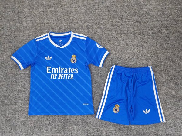 25/26 Real Madrid Third Kids Jersey