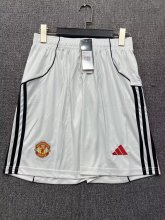 25/26 Man United Home Short Pants