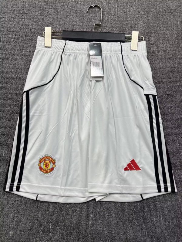 25/26 Man United Home Short Pants