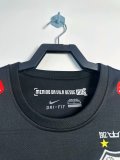 12/13 Santos Black Retro Jersey Long Sleeve Thai Quality