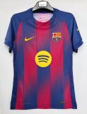 25/26 Barcelona Home Jersey Player Version  1:1 Quality  球员版