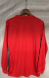 2018 Spain Home Fans VersionLong Sleeve Retro Jersey