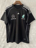 2025 Mercedes F1 Team Round Collar POLO T-Shirt
