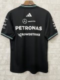 2025 Mercedes F1 Team Round Collar POLO T-Shirt