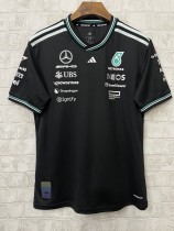 2025 Mercedes F1 Team Round Collar POLO T-Shirt