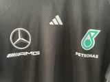 2025 Mercedes F1 Team Round Collar POLO T-Shirt