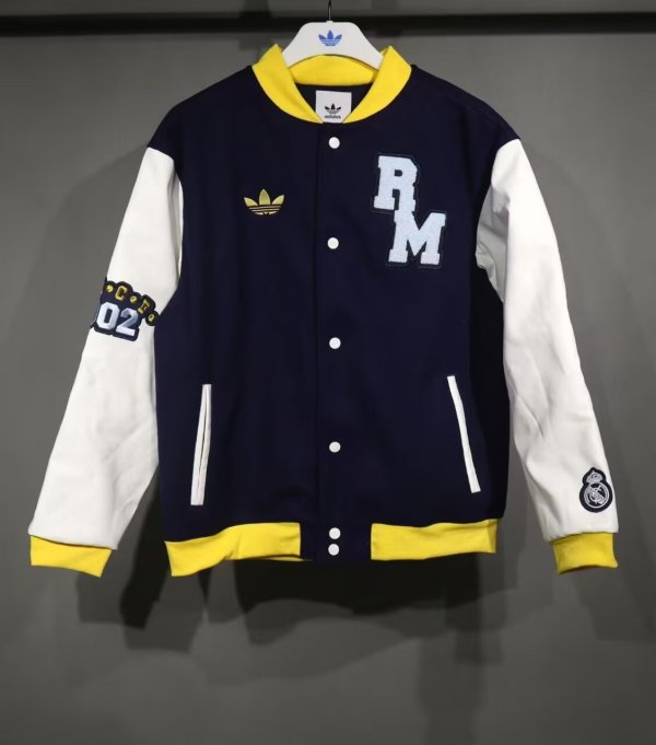 2025 Real Madrid Baseball Jacket Thai Quality