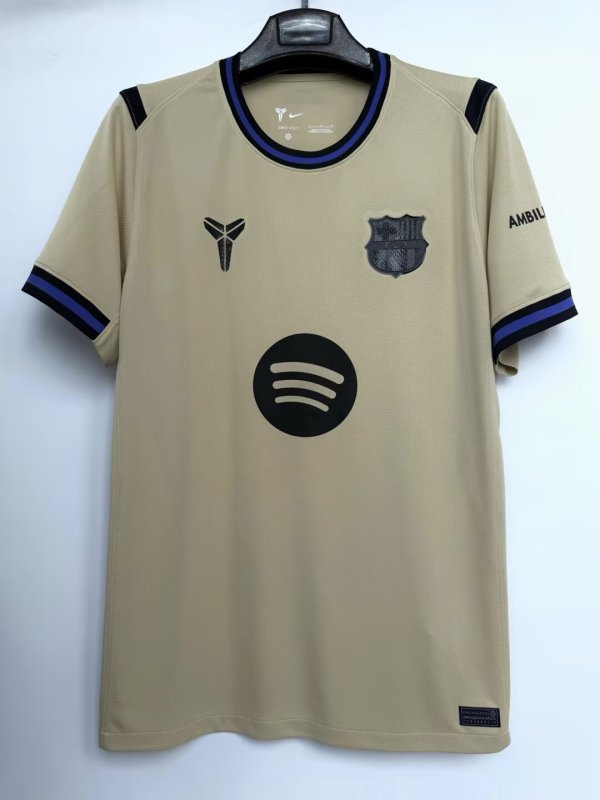 25/26 Barcelona Away Jersey With New Sponsors 1:1 Quality Fan Version