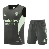 25/26 Real Madrid Vest Training Set--Vest and Short Pant Training Tracksuit