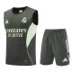 25/26 Real Madrid Vest Training Set--Vest and Short Pant Training Tracksuit
