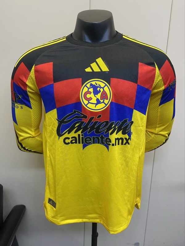 25/26 America Home Jersey Long Sleeve Player Version 1:1 Quality