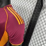 25/26 Roma Home Jersey Player Version 1:1 Quality