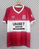 25/26 Middlesbrough Home Jersey Fans Version Thai Quality