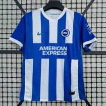 25/26 Brighton Home Blue White Fans Soccer Jersey