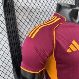 25/26 Roma Home Jersey Player Version 1:1 Quality