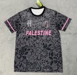 2025 Palestine Black Soccer Jersey With #11 Thai Quality