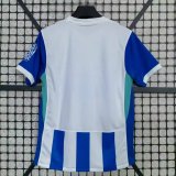 25/26 Brighton Home Blue White Fans Soccer Jersey