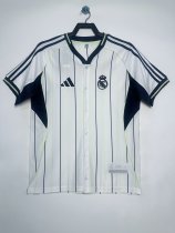 2025 Real Madrid Baseball Jersey Fan Version