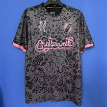 2025 Palestine Black Soccer Jersey Thai Quality