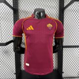 25/26 Roma Home Jersey Player Version 1:1 Quality