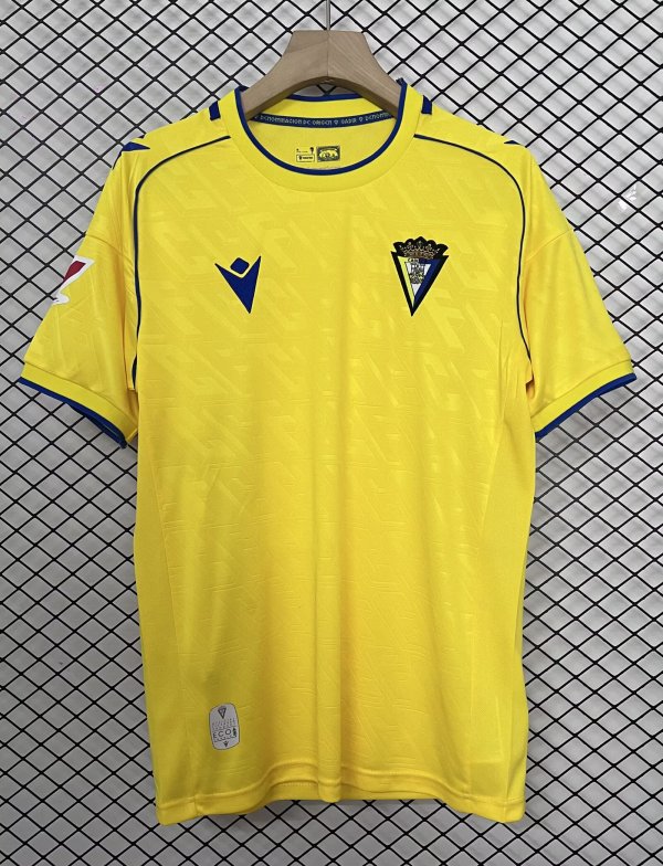25/26 Cadiz Home Jersey Thai Quality Fan Version