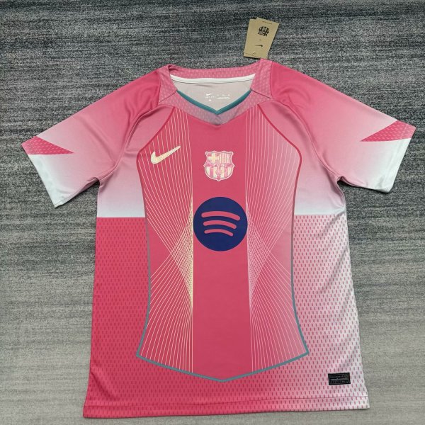 2025 BARCELONA PINK SOCCER JERSEY