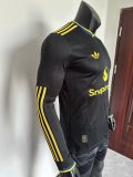 25/26 Man United Third Jersey Long Sleeve Player Version 1:1 Quality