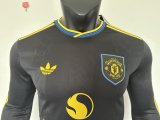 25/26 Man United Third Jersey Long Sleeve Player Version 1:1 Quality