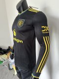 25/26 Man United Third Jersey Long Sleeve Player Version 1:1 Quality