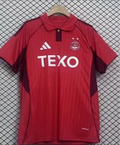 25/26 Aberdeen Home Fans Soccer Jersey