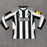 25/26 Newcastle Home Jersey Long Sleeve Fans Version 1041