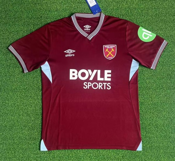 25/26 West Ham Home Jersey Thai Quality
