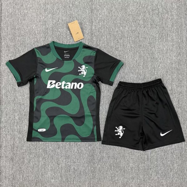 25/26 Lisbon Third Black Kids Jersey