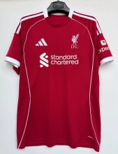 25/26 Liverpool Home Jersey Fans Version 1:1 Quality