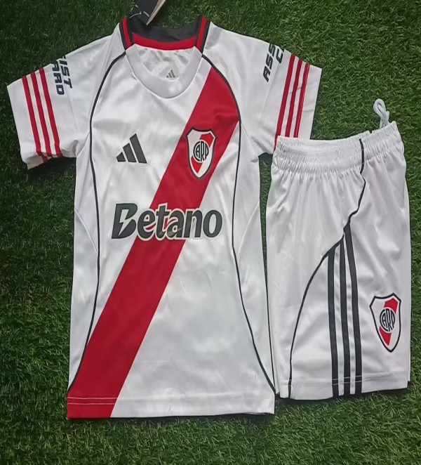 25/26 River Plate Home Kids Jersey