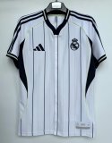2025 Real Madrid Baseball Jersey Fan Version