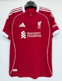25/26 Liverpool Home Jersey Player Version 1:1 Quality 球员版