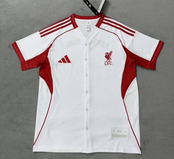 2025 Liverpool Baseball Jersey Fan Version 1:1  Quality