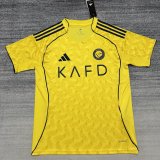 25/26 Al Nassr Home Soccer Jersey Final Version 1:1 Quality