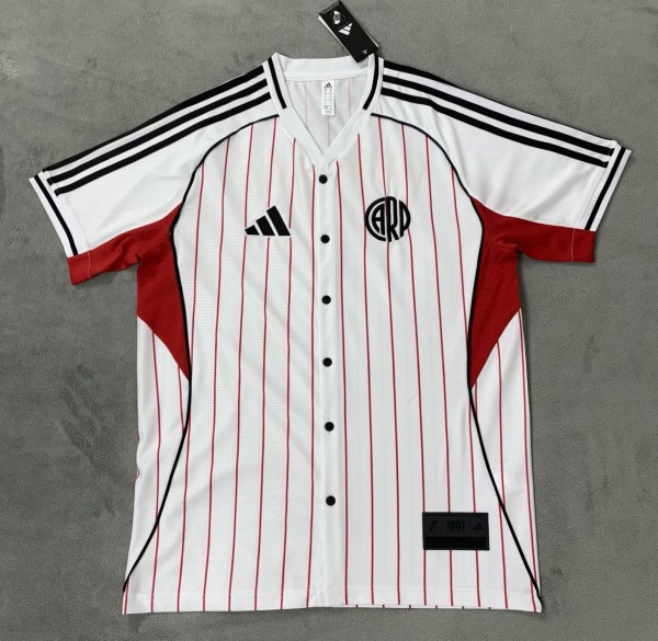 2025 River Plate Baseball Jersey Fan Version