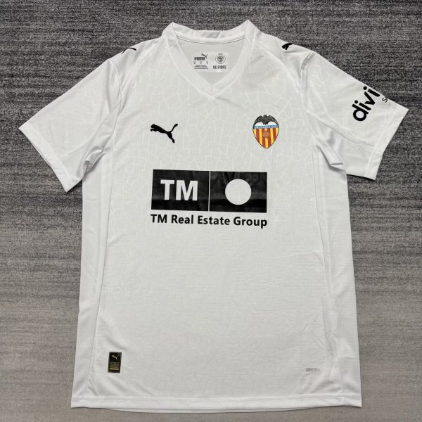 25/26 Valencia Home Jersey Thai Quality Fan Version