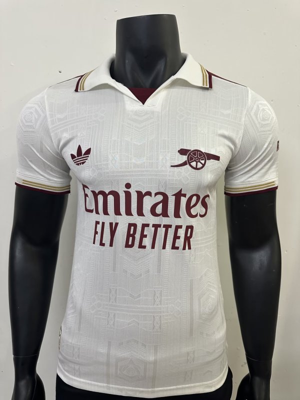 25/26 Arsenal White Jersey Player Version 1:1 Quality