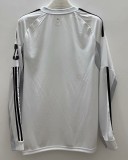 25/26 Real Madrid Home Jersey Long Sleeve 1:1 Quality Fan Version