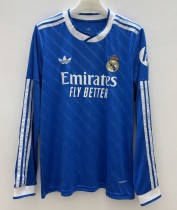 25/26 Real Madrid Third Jersey Long Sleeve 1:1 Quality Fan Version