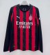 25/26 AC Milan Home Jersey Long Sleeve Fans Version  1:1 Quality