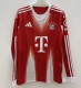 25/26 Bayern Munich Home Jersey Long Sleeve Fans Version 1:1 Quality