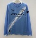25/26 Manchester City Home Jersey Long Sleeve Fans Version 1:1 Quality
